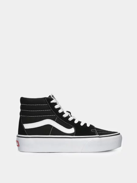 Кеды Vans на платформе черные
