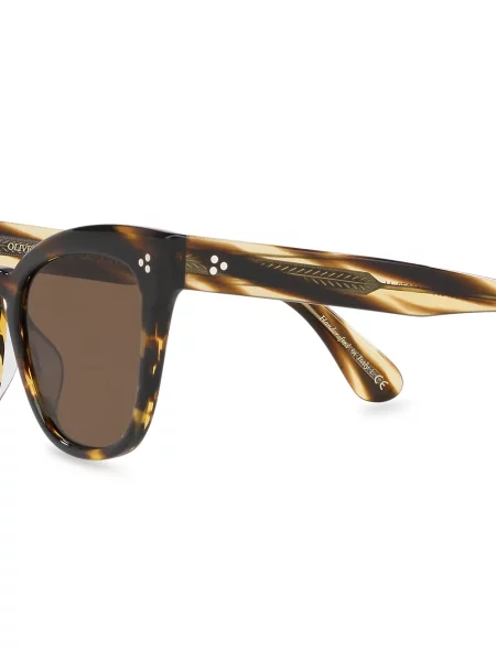 Okulary przeciwsłoneczne Oliver Peoples brązowe