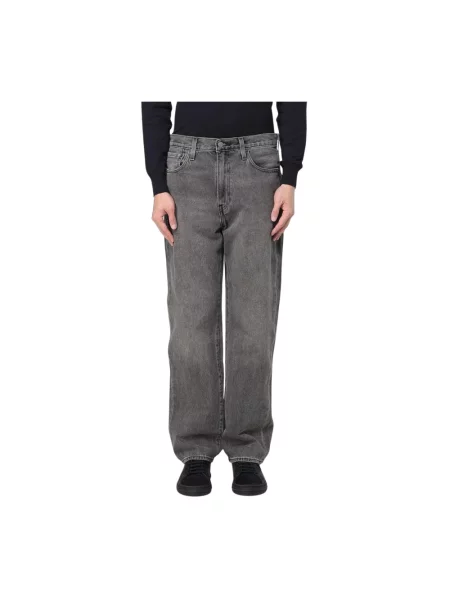 Jeansy straight leg Levi's czarne