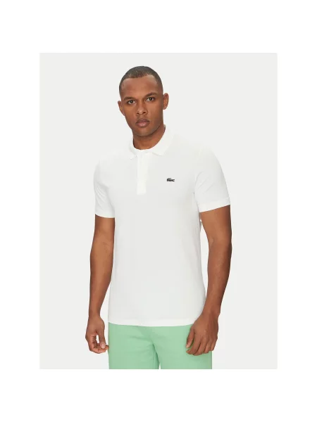 Lacoste Polo Regular Fit λευκό