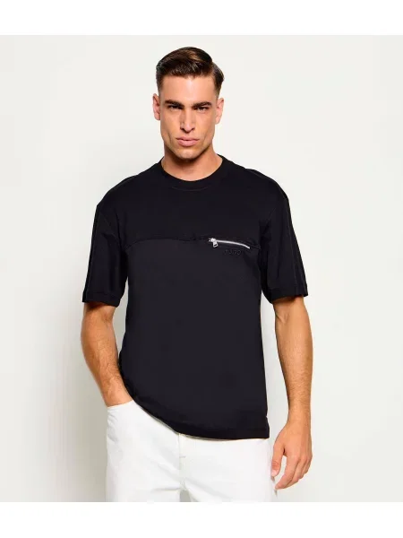 HUGO Tricou Derenn | Relaxed fit negru