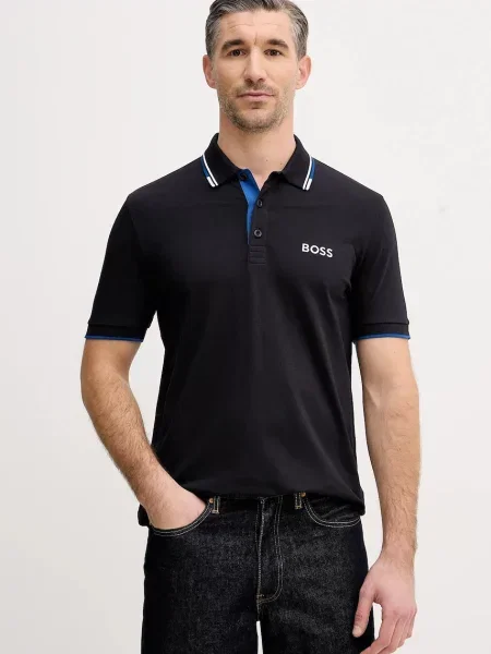 Polotričko Boss Green černé
