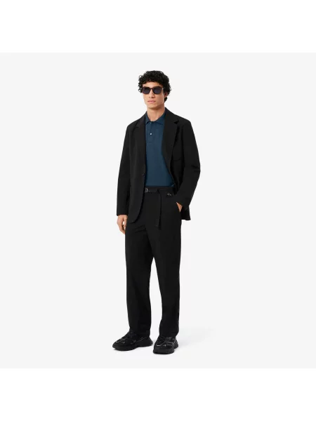 Lacoste Koszulka Polo Classic Fit Original Piqué niebieska