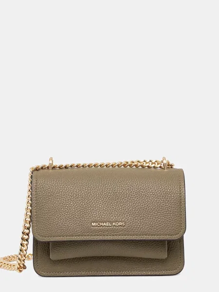 Кожена чанта MICHAEL Michael Kors червено