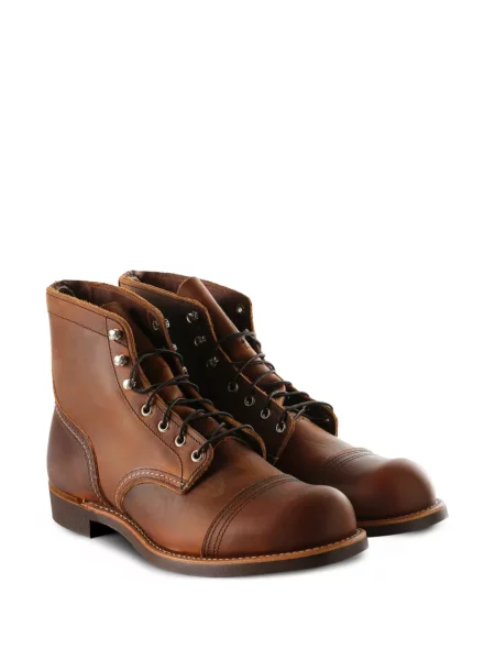 Μποτάκια Red Wing Shoes με κορδόνια με δαντέλα κόκκινο