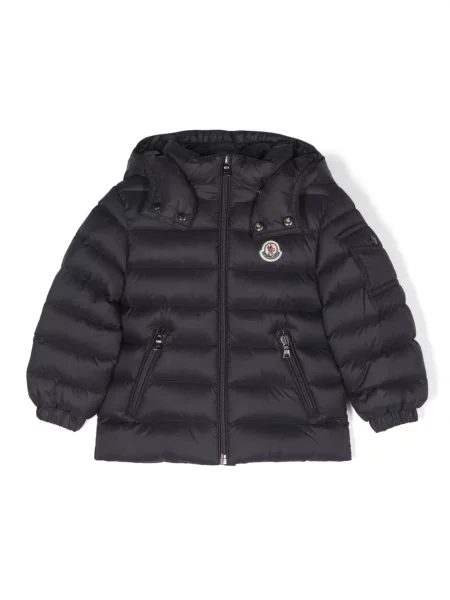 Kurtka dziecięca Moncler Enfant niebieska