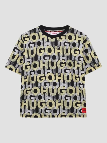 Дитяча Футболка HUGO Kids мультиколор