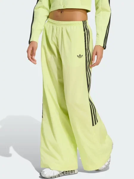 ADIDAS ORIGINALS Nohavice Teamgeist limetková čierna
