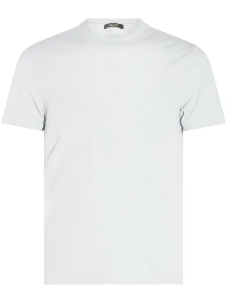Tricou Zanone din jerseu alb