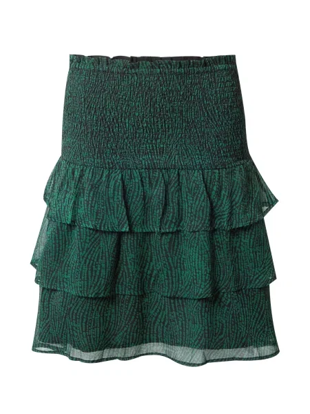 B.young Fustă HIMA verde pin negru