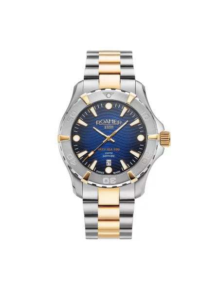 Roamer Analogové hodinky Date watch Deep Sea modrá