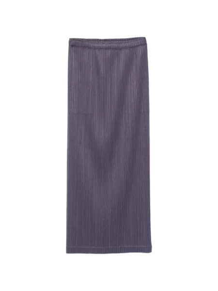 Fusta plisata Pleats Please Issey Miyake plisată violet