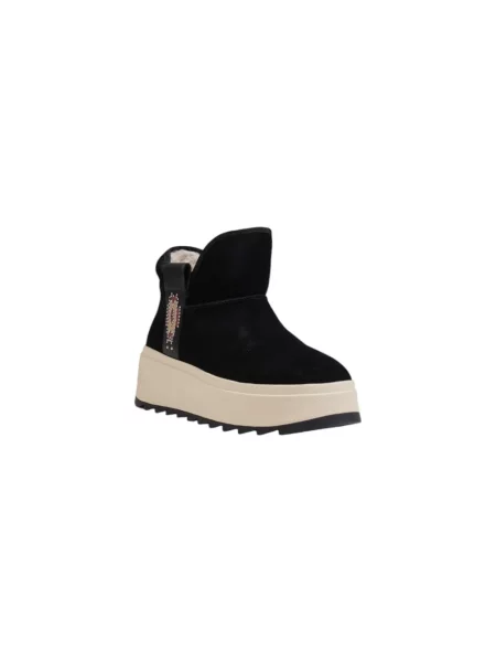 Buty do kostki Ash skórzane czarne