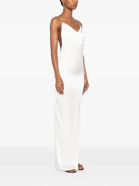 Rochie maxi Vestiaire D'un Oiseau Libre alb