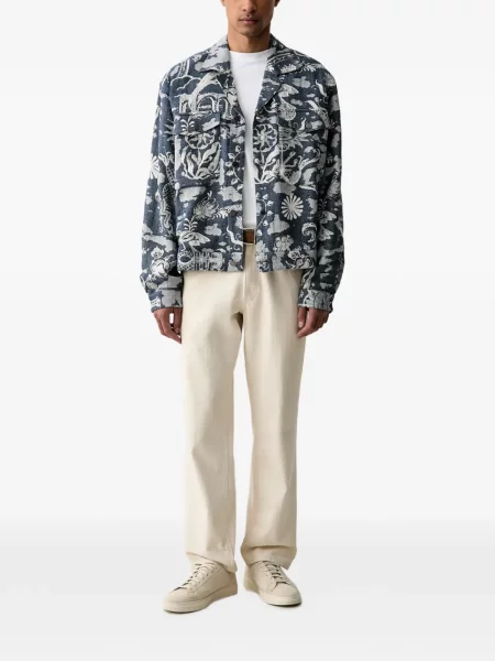 Geacă Scotch & Soda din jacard albastru