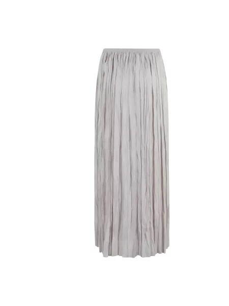 Spódnica plisowana Roberto Collina szara