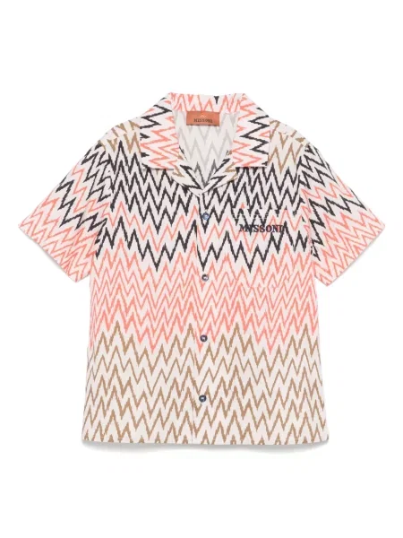 Koszula dziecięca Missoni różowa