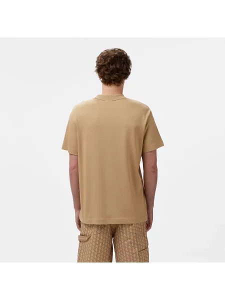 Футболка Lacoste бежевая
