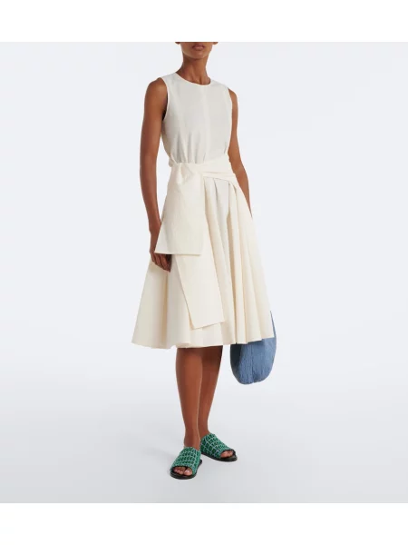 Rochie midi Jw Anderson alb