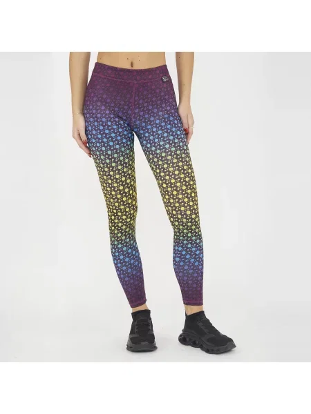 Legginsy do treningu NETMESH żółte