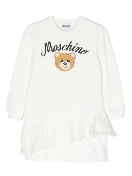 Sukienka dziecięca Moschino biała