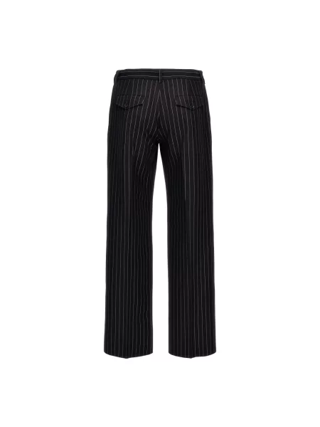 Spodnie Off-white wełniane z nadrukiem białe