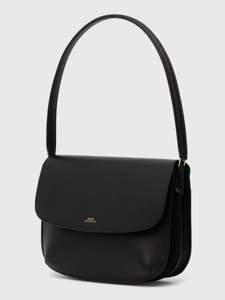Кожаная сумка A.p.c. черная