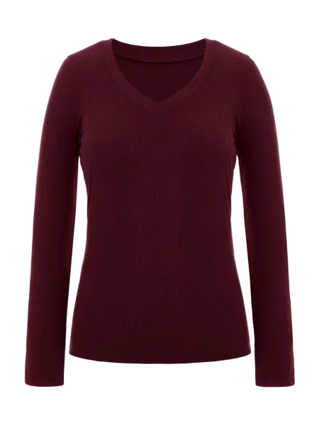 Imily Bela Tričko červeň burgundská