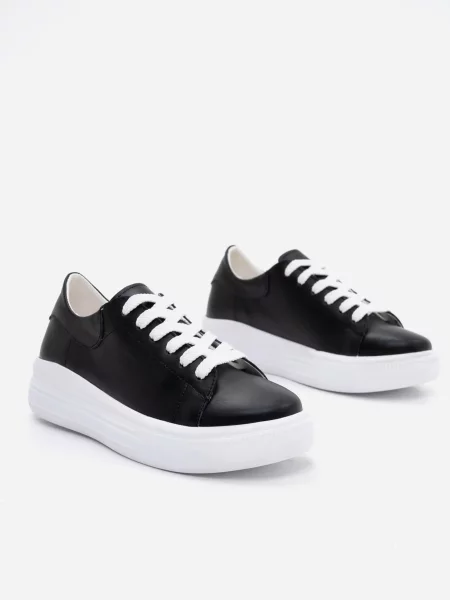 ISSA Plus Кеди низькі без підкладки чорний