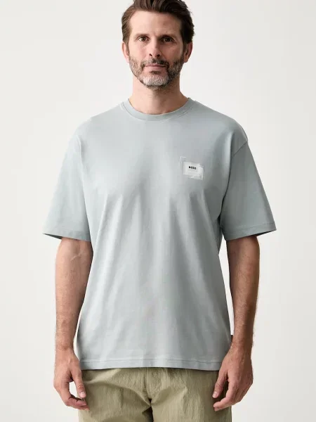 Boss T-Shirt Frame blau niebieska