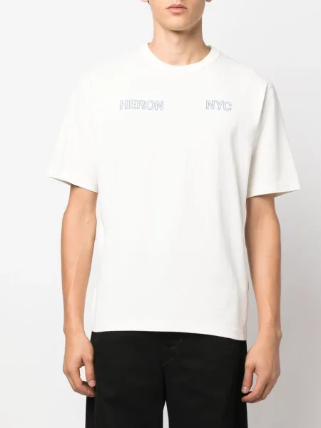 Marškinėliai Heron Preston balta