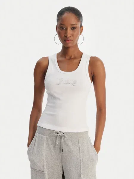 Juicy Couture Marškinėliai Thin Strap balta