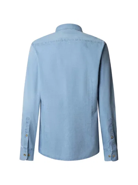 Cămașă Hackett cu broderie albastru