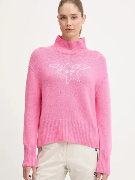 Rossignol pulover din amestec de cașmir JCC roz