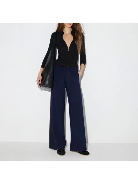 Lekki top Elisabetta Franchi wełniany czarny
