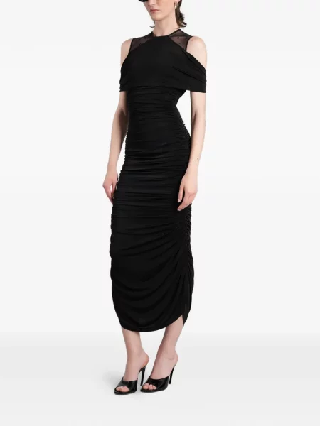 Rochie Marine Serre cu volane negru