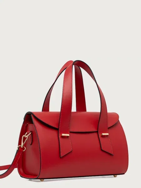 Answear.LAB shopper torba usnjena rdeča