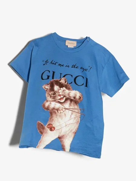 Gyerek póló Gucci kék
