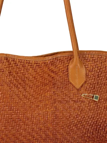 Bőr shopper táska Nick Fouquet barna