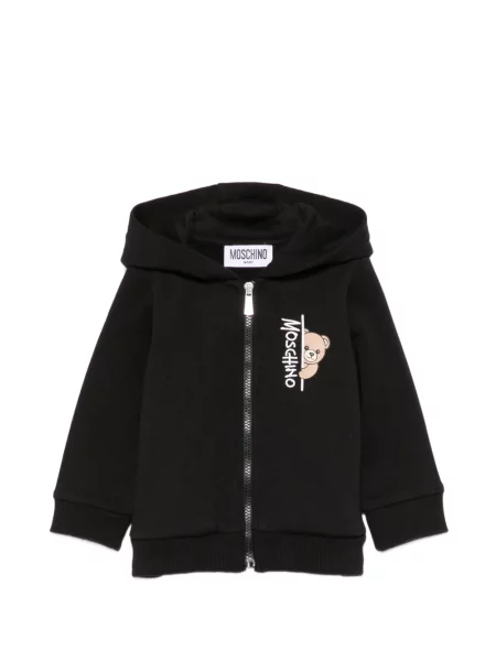 Bluza z kapturem dziecięca Moschino czarna