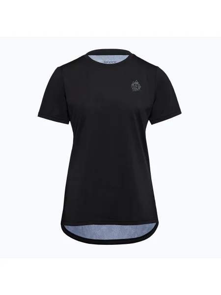 Дамска колоездачна тениска SILVINI Denna charcoal черно