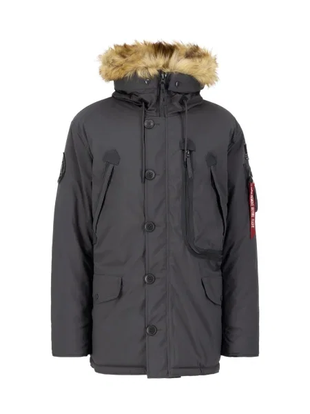 Geacă parka Alpha Industries gri