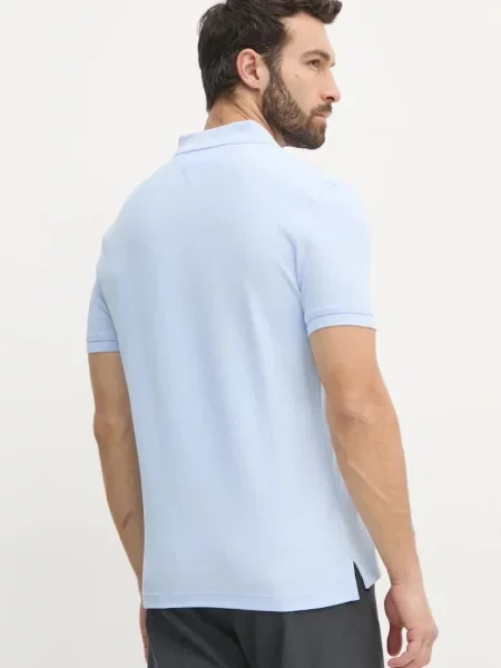 Polo tričko Tommy Hilfiger s aplikací modrá
