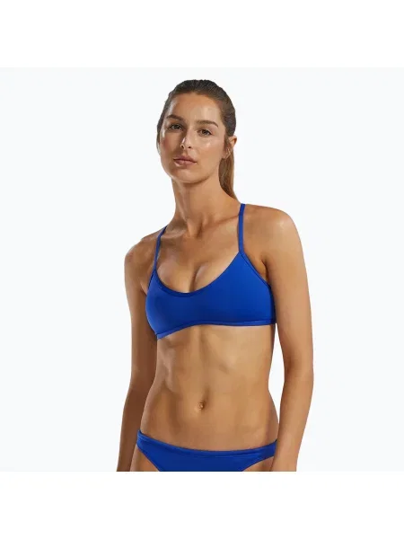 TYR Durafast Elite Solid Trinity fürdőruha top királyi. Méret: M kék