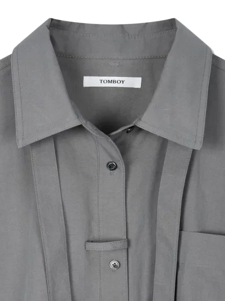 Gulerat rochie Tomboy de costum gri