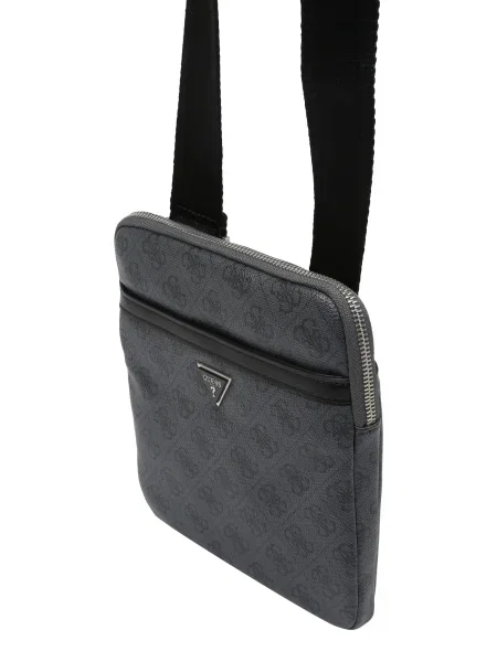 GUESS Torba preko ramena Vezzola bazalt siva srebro crna