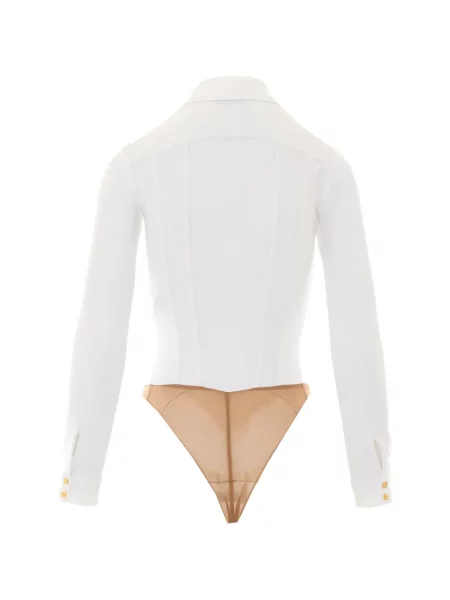 Lung body Elisabetta Franchi alb