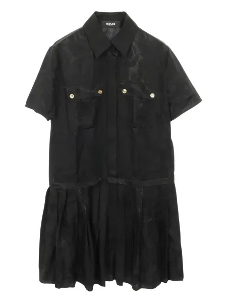 Rochie Versace din jacard de costum negru