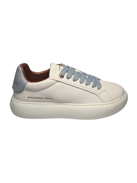 Sneakersy Alexander Smith skórzane białe