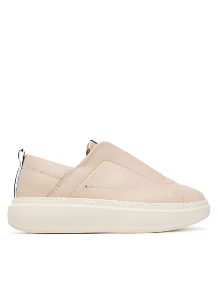 Laisvalaikio batai Alexander Smith Wembley Slip-On Kreminė